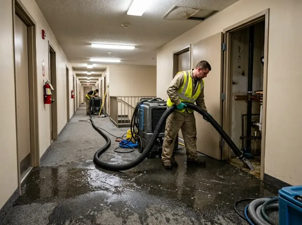 multi-unit-apartment-hallway-f-005 — frequently asked questions, Emergency Burst Pipe Water Extraction & Removal in Romulus,…